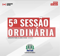 5ª Sessão Ordinária