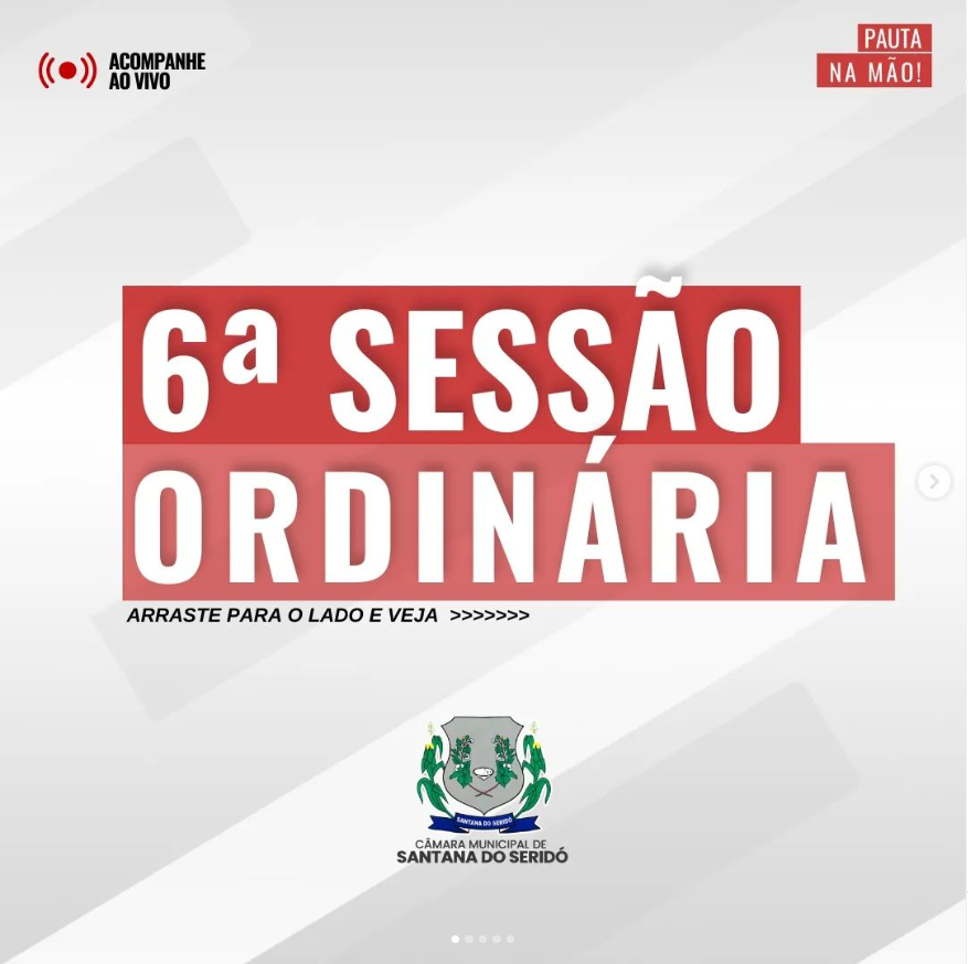 6ª Sessão Ordinária