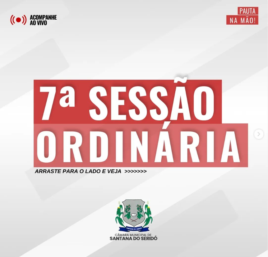 7ª Sessão Ordinária